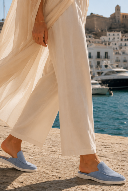 Visconti Yatch Mule Woman - Bianco