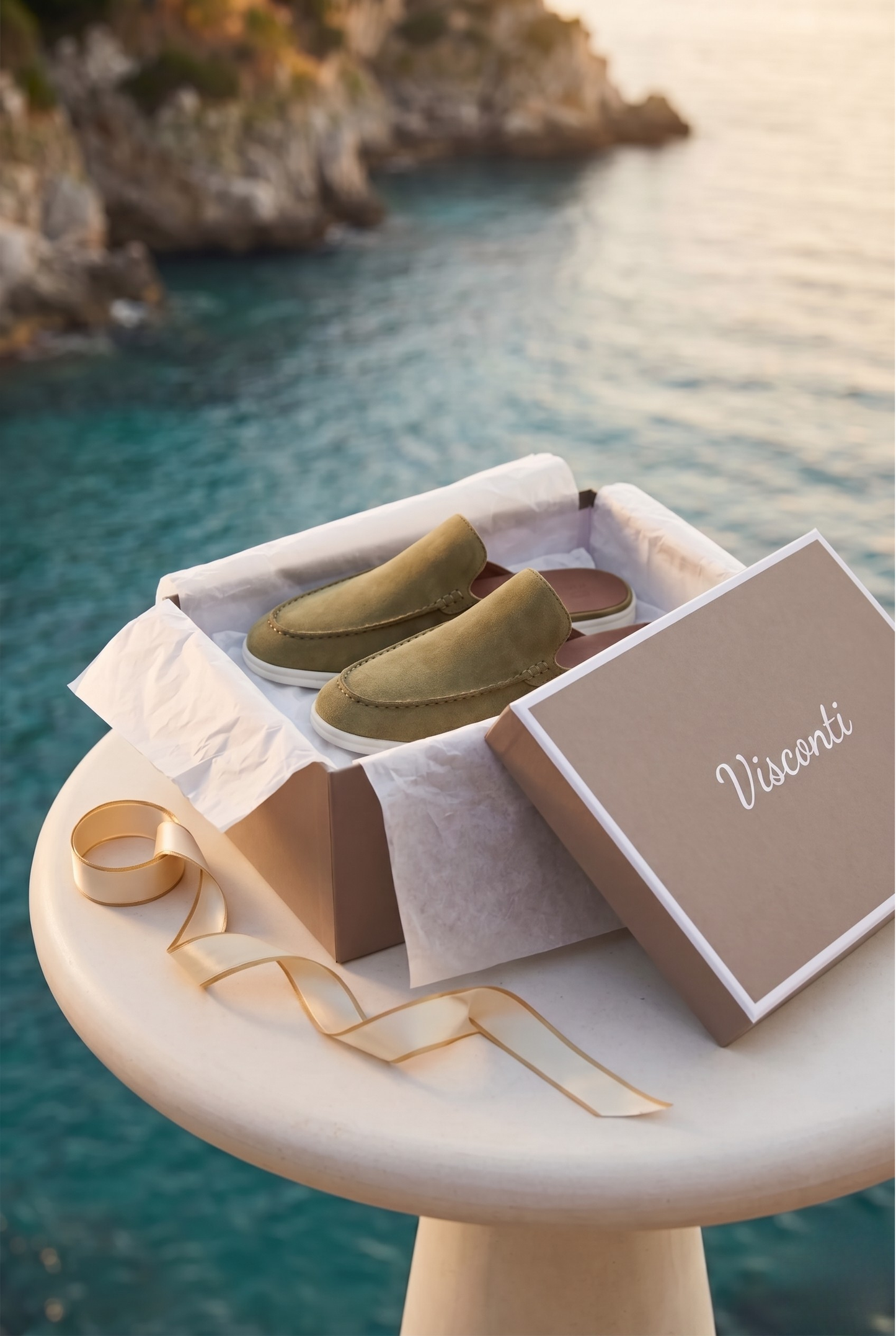 Visconti Yatch Mule Woman - Azzurro