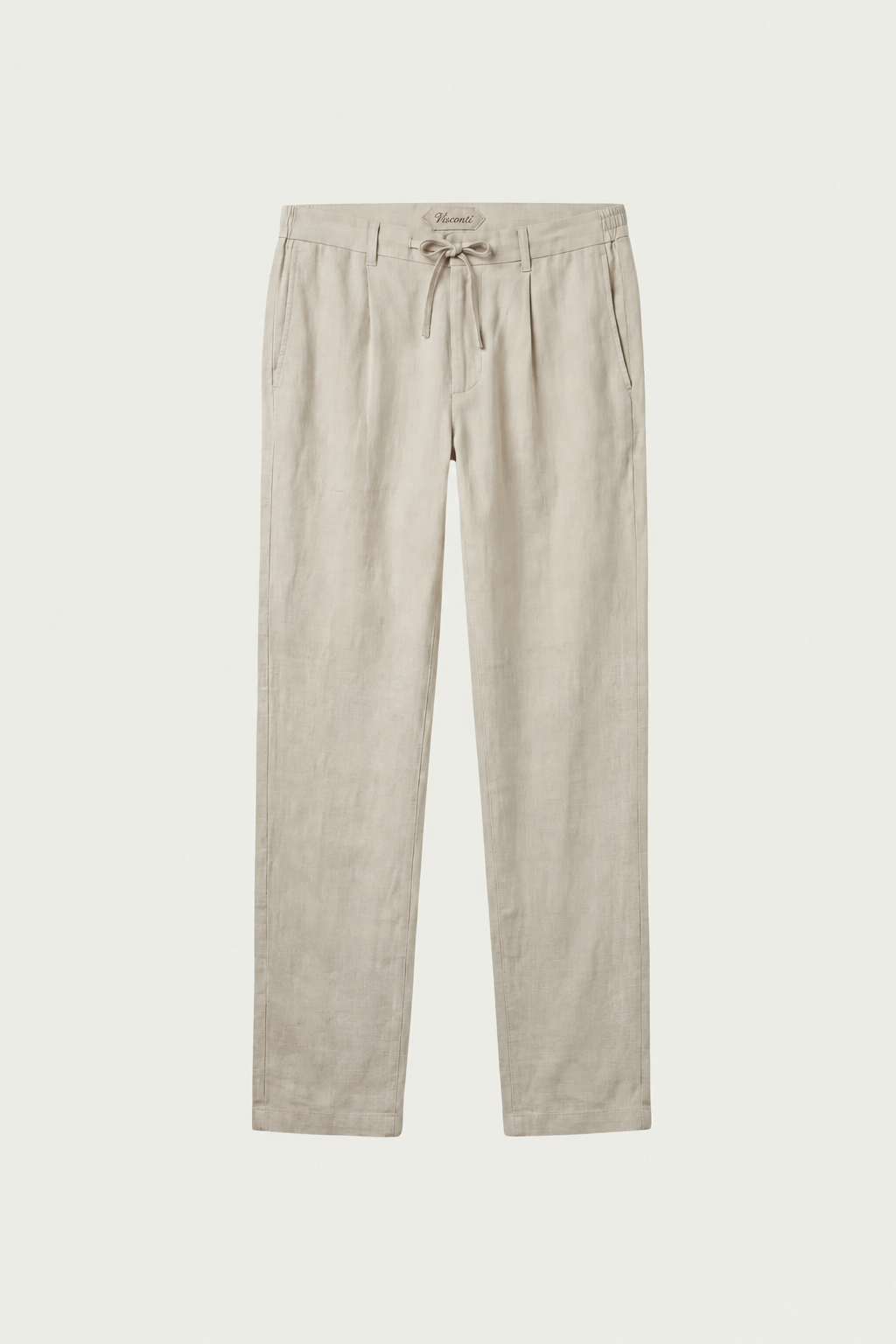 Visconti Linen Trousers - Nero