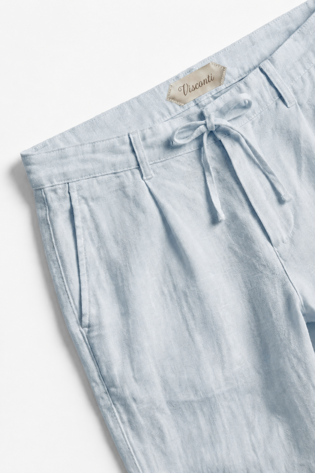 Visconti Linen Trousers - Nero