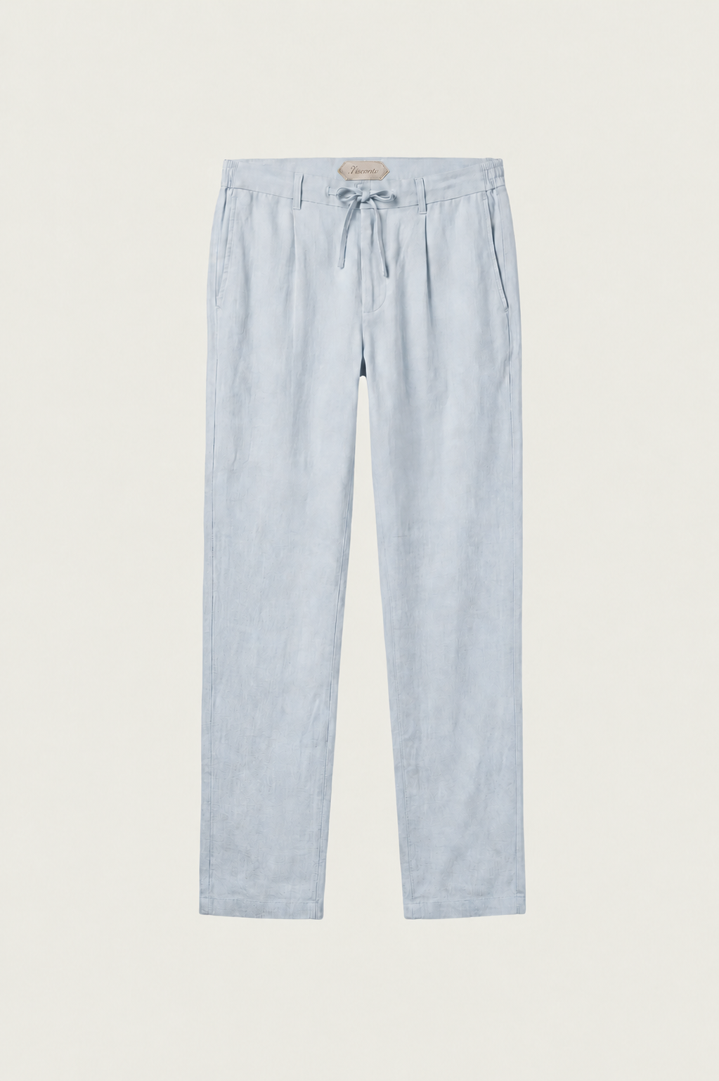 Visconti Linen Trousers - Blu scuro