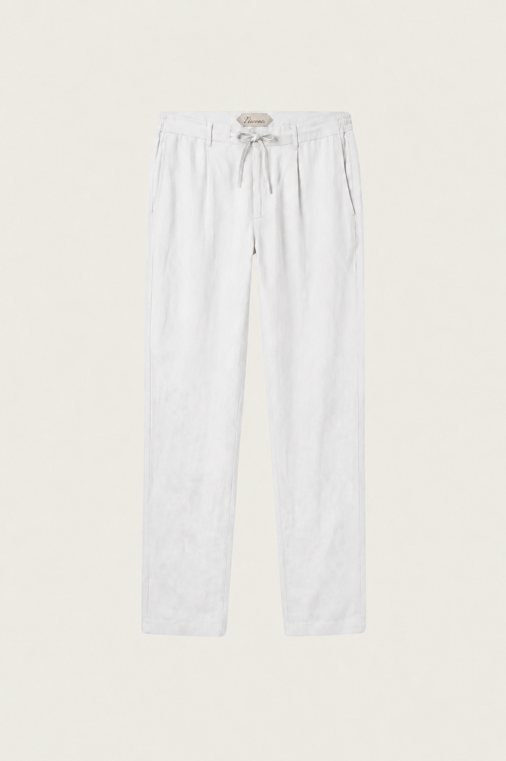Visconti Linen Trousers - Blu scuro
