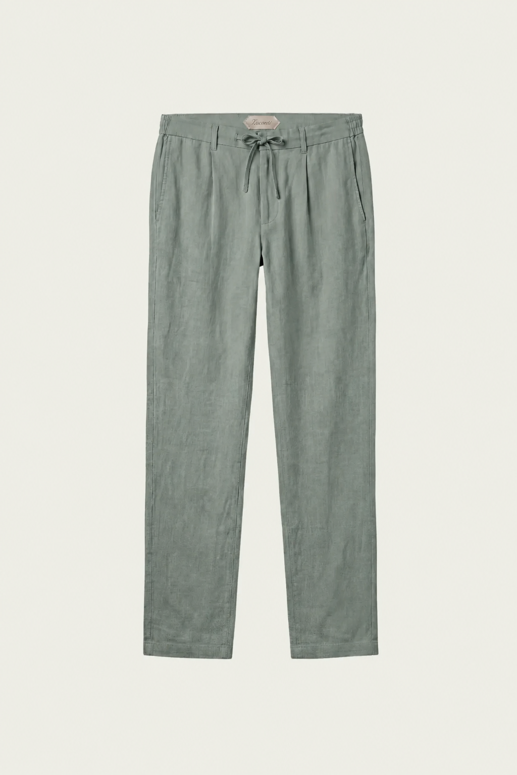 Visconti Linen Trousers - Bianco