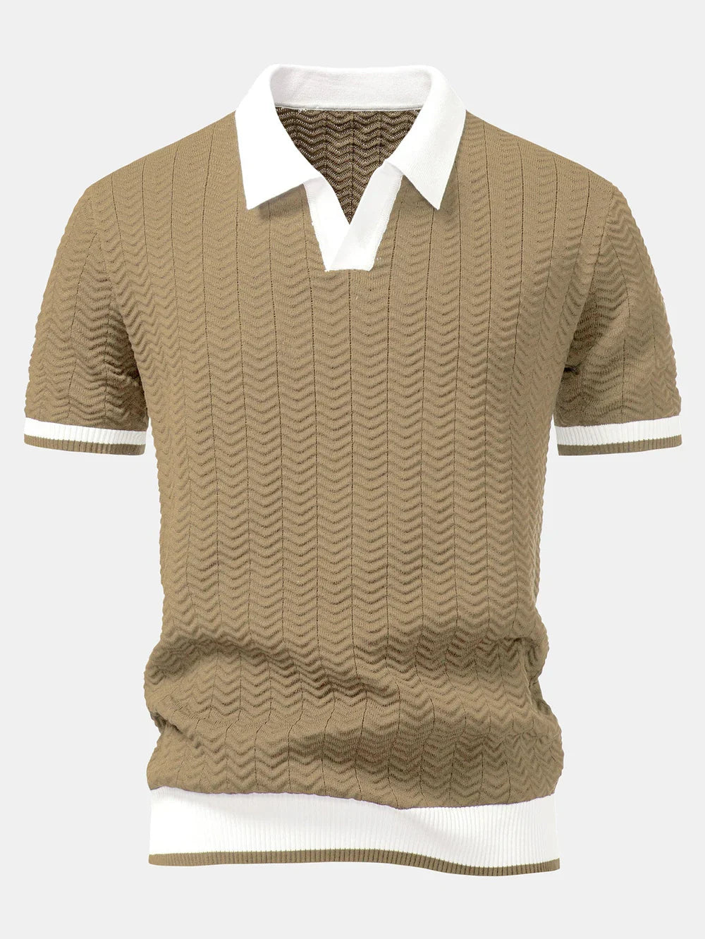 Visconti Polo in maglia Ascot - Bianco