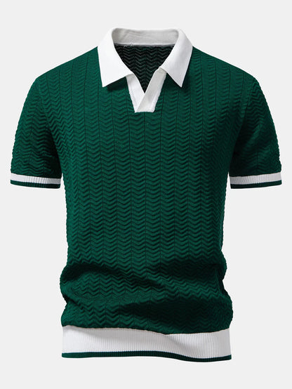 Visconti Polo in maglia Ascot - Bianco