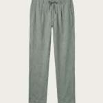 Visconti Pantaloni in Lino - Verde
